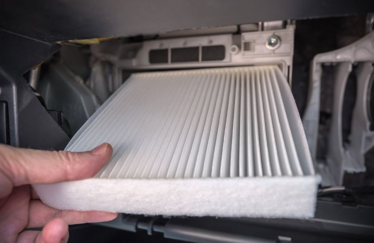 Checking a vehicle's air filter